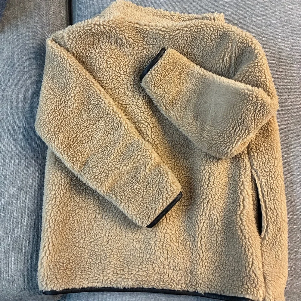 Anine Bing Ryder Leather-Trim Jacket Size S - Picture 4 of 5